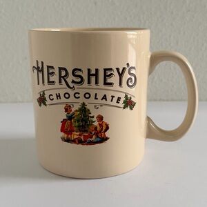 Vtg Galerie Hershey's Chocolate Christmas Collectible Jumbo Mug 32Oz